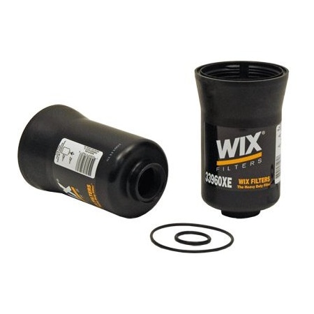 Wix Filters Spin-On, 4.02" Diameter x 6.39" Length, 7 Micron Glass Element, Black, With Gasket 33960XE